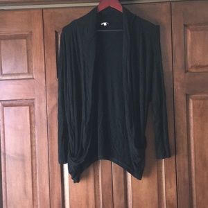 Black stretch cardigan